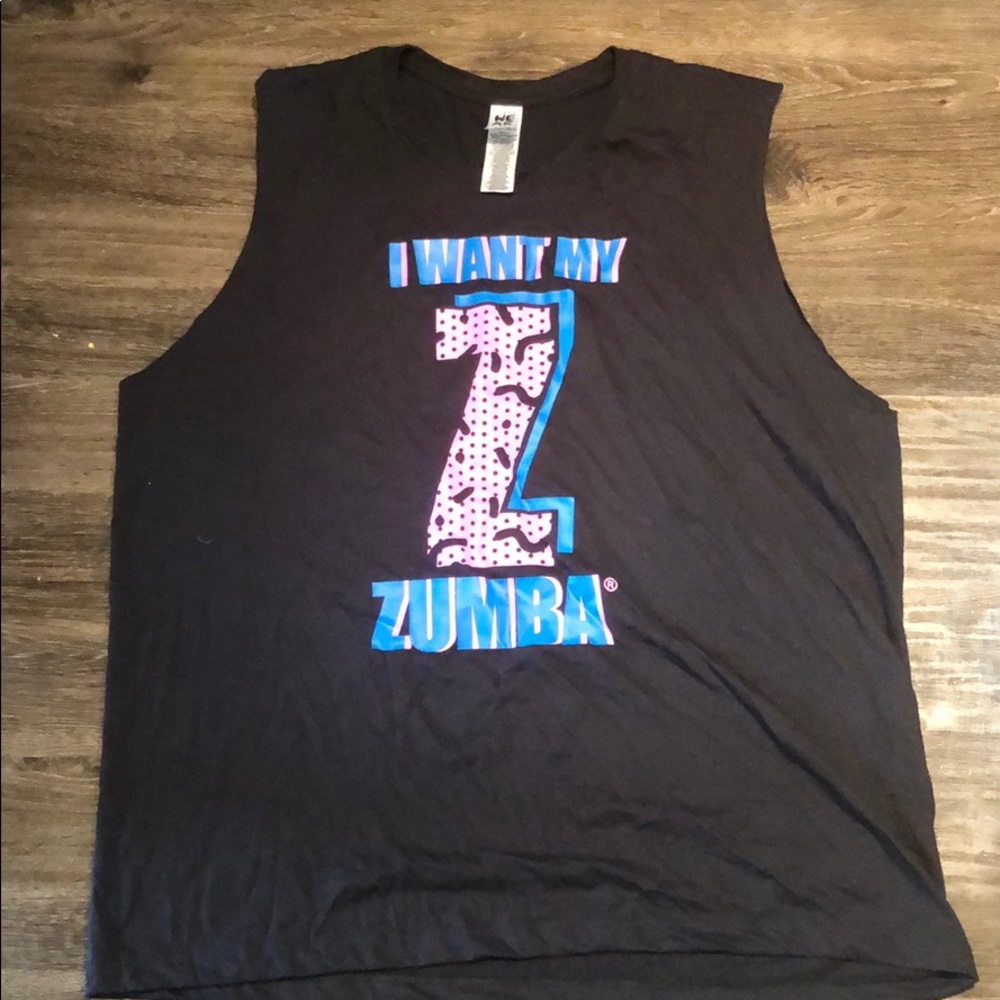 “ I want my Zumba” tank